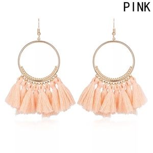 Dream Catcher Tassel Earrings